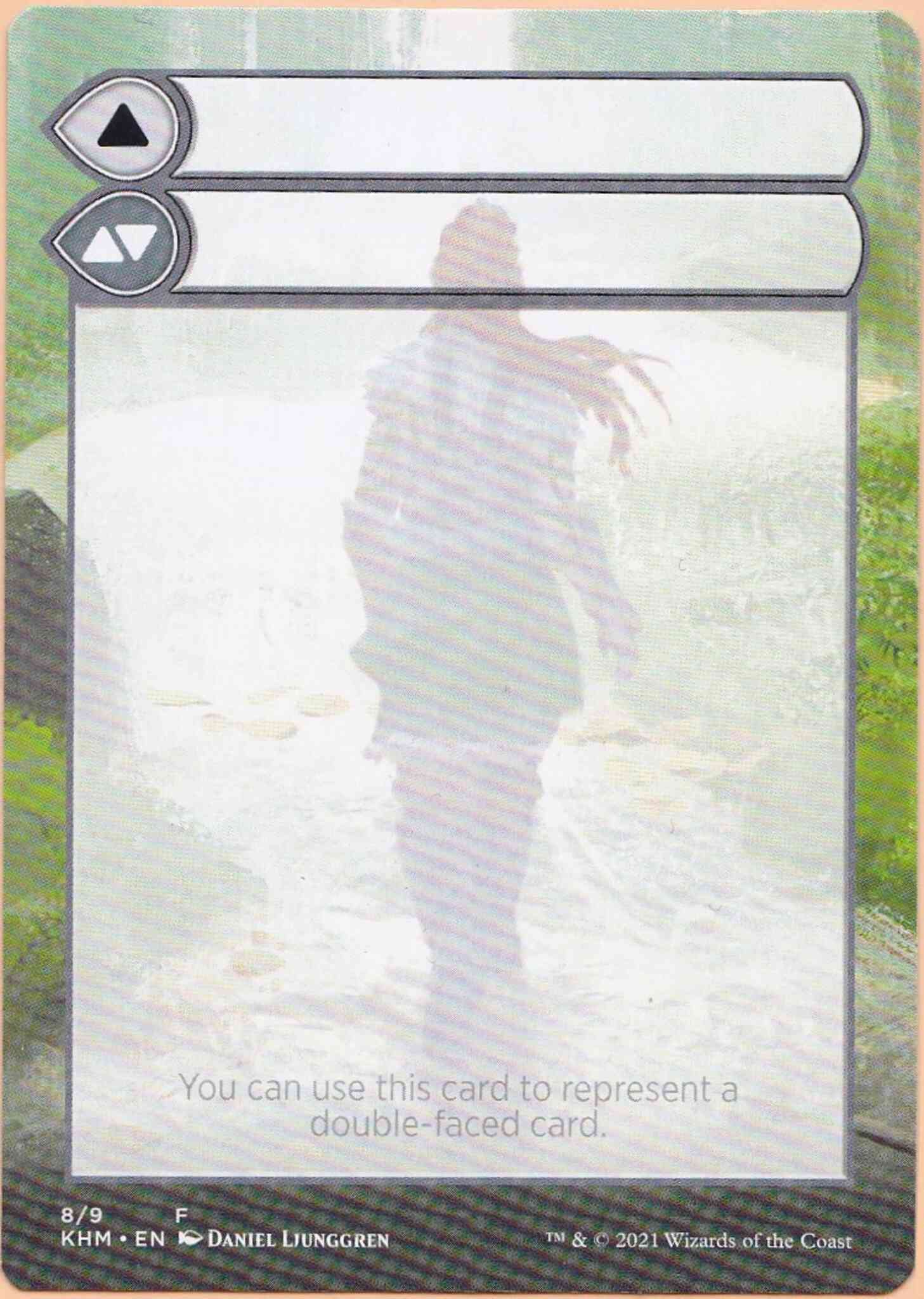 how do double sided cards work mtg Double-Faced Substitute Card [08] [Kaldheim Substitute Cards] [Non-Foil] –  Face to Face Games