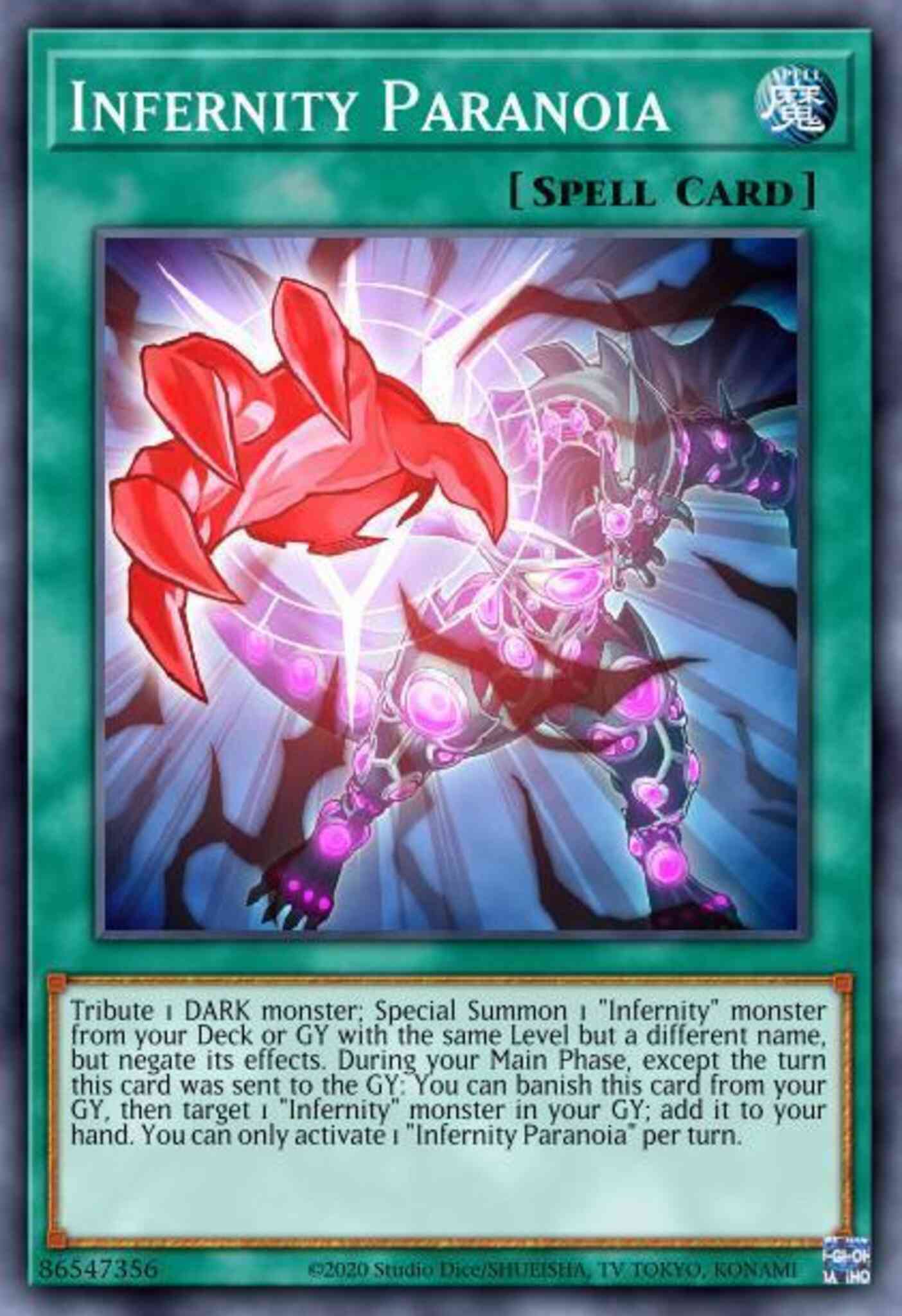Infernity Paranoia - PHRA-EN060 - Common - 1st Edition