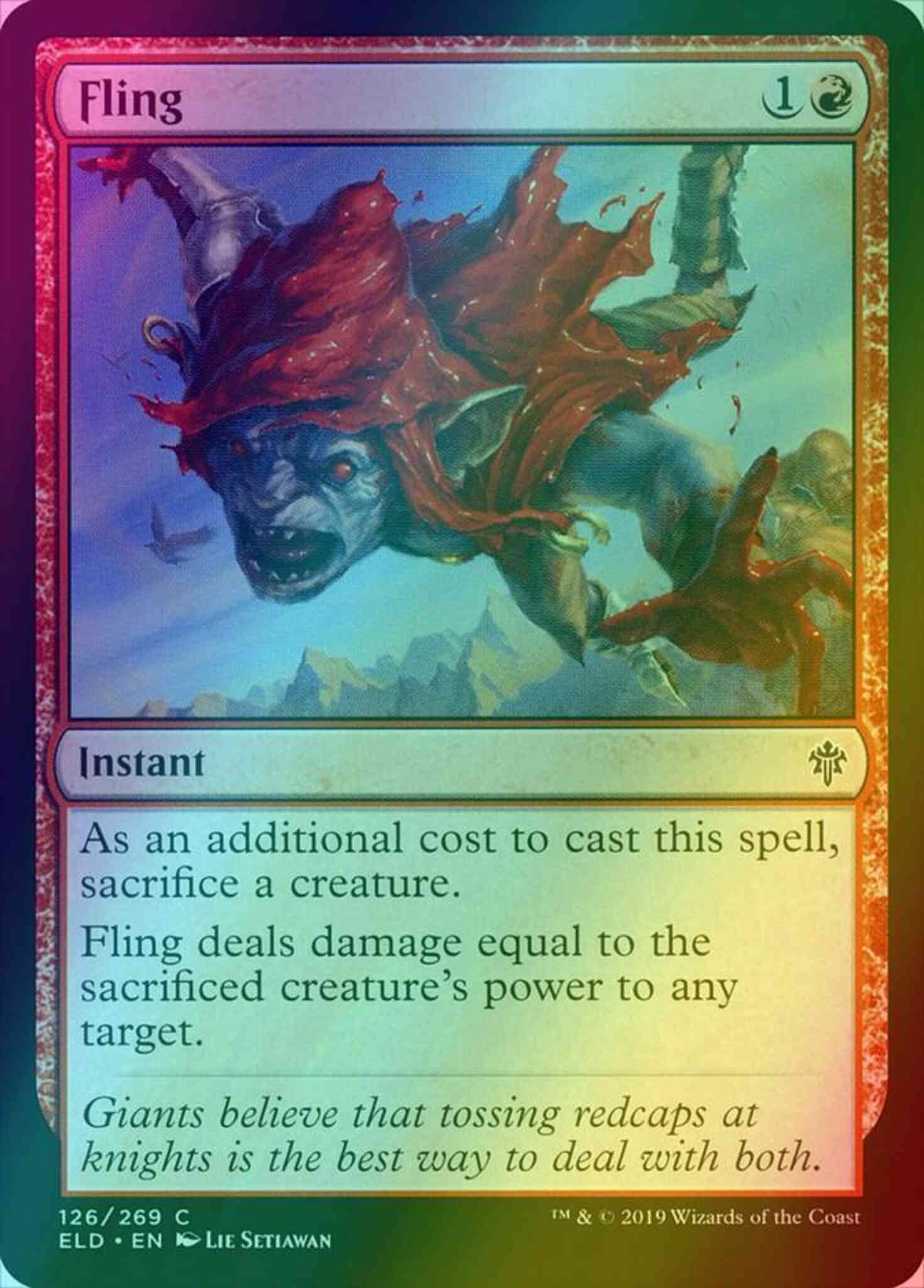 Fling [126] [Throne of Eldraine] [Foil] – Face to Face Games
