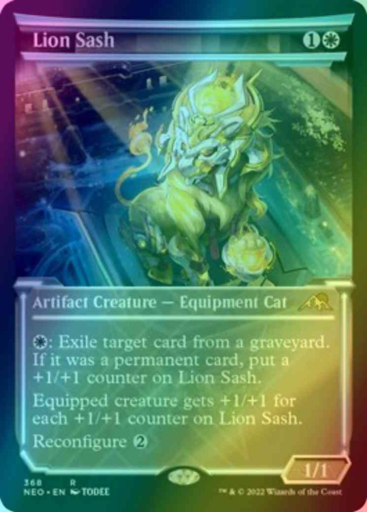 Lion Sash [368] [Soft Glow Showcase] [Kamigawa: Neon Dynasty] [Foil] – Face  to Face Games