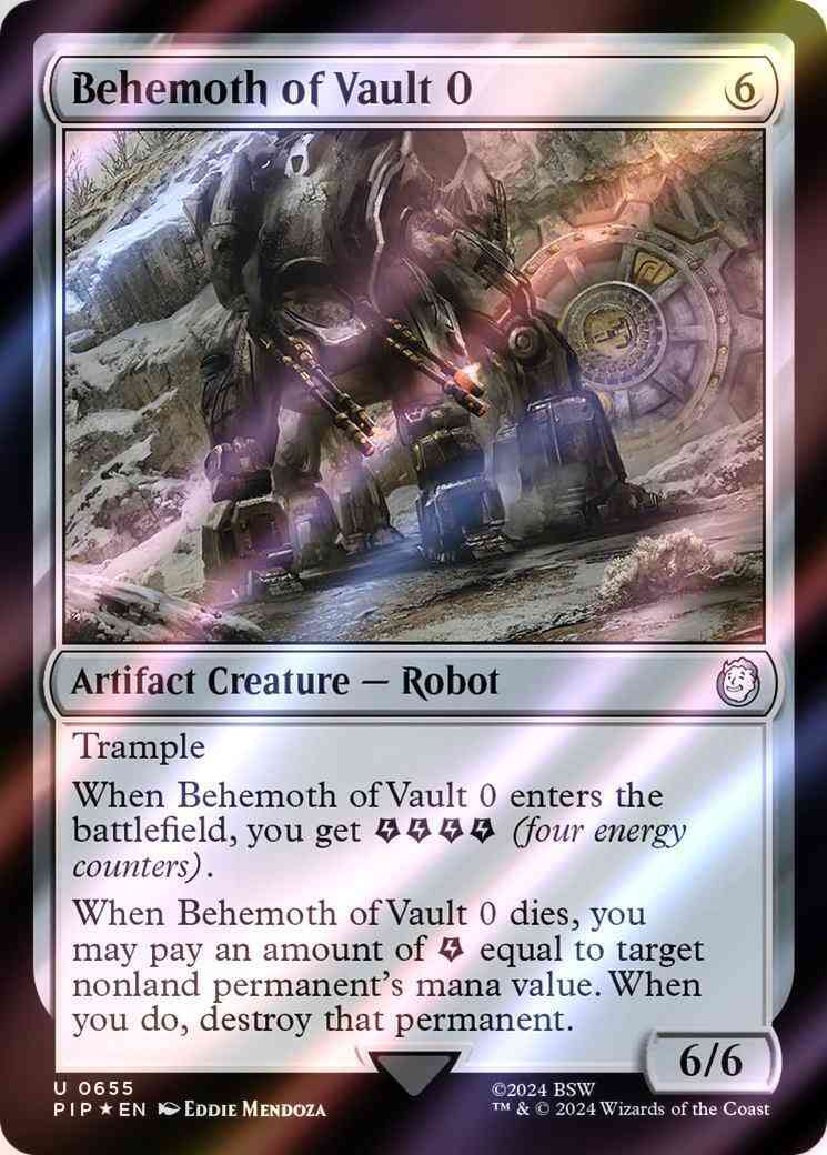 Behemoth of Vault 0 [655] [Fallout] [Surge Foil] – Face to Face Games