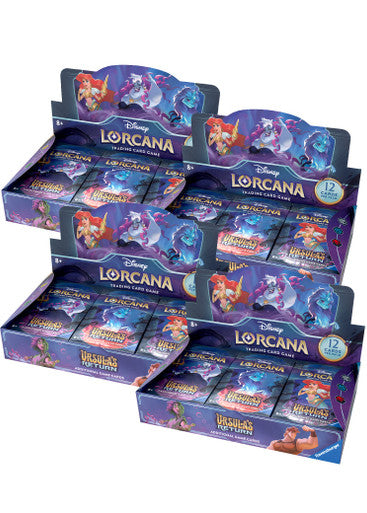Disney Lorcana: Ursula's Return - Booster Case (4 Boxes) Face to Face Games Disney Lorcana: Ursula's Return - Booster Case (4 Boxes) Face to Face Games