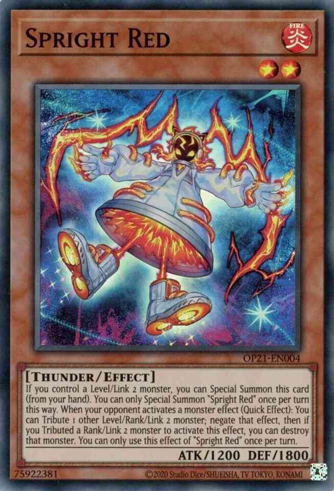 Spright Red - OP21-EN004 - Super Rare - Unlimited