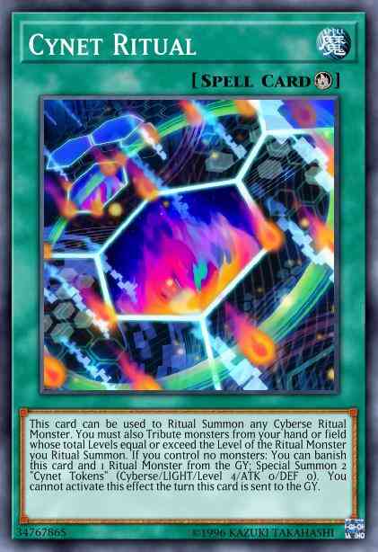 Cynet Ritual - CYHO-EN051 - Rare - 1st Edition