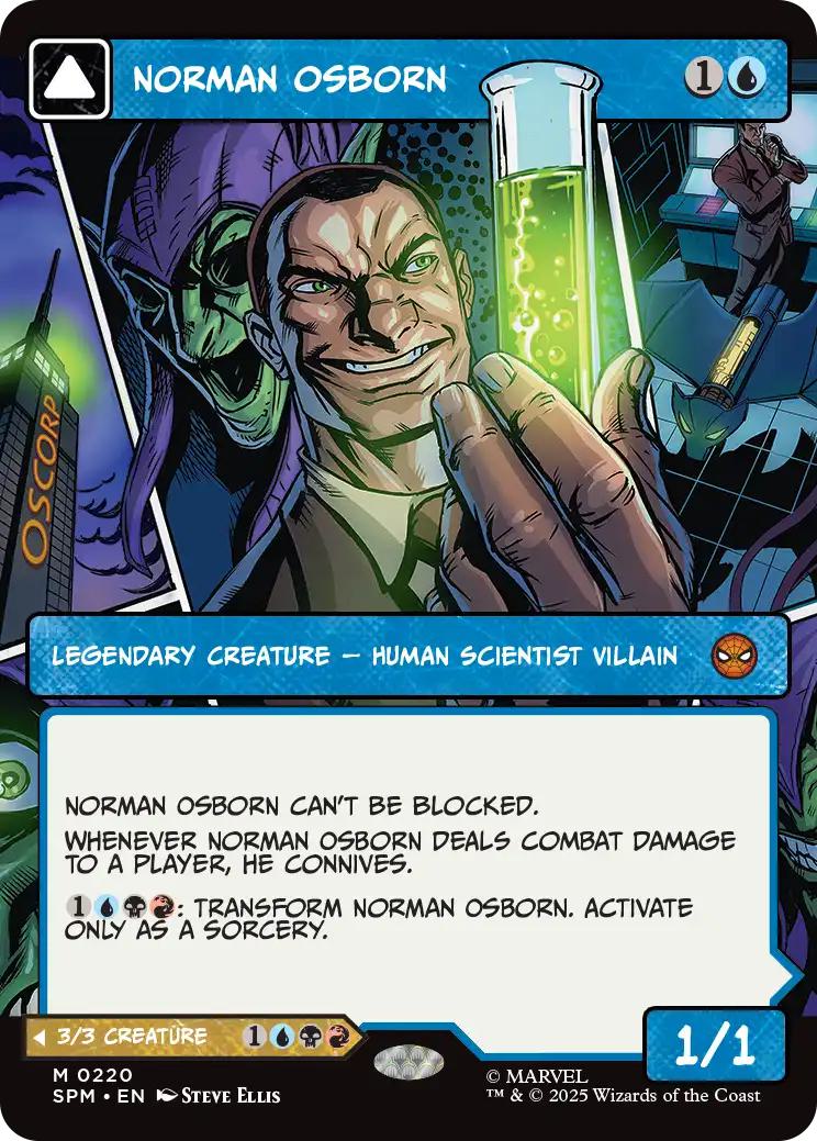 Norman Osborn // Green Goblin [220] [Borderless] [Panel] [Marvel's  Spider-Man] [Non-Foil] – Face to Face Games
