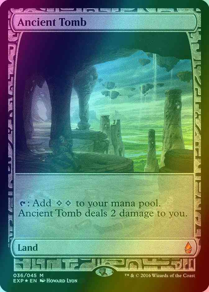 Ancient Tomb [36] [Zendikar Expeditions] [Foil] – Face to