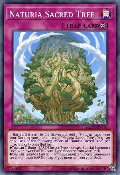 Naturia Sacred Tree - NECH-EN076 - Rare - Unlimited