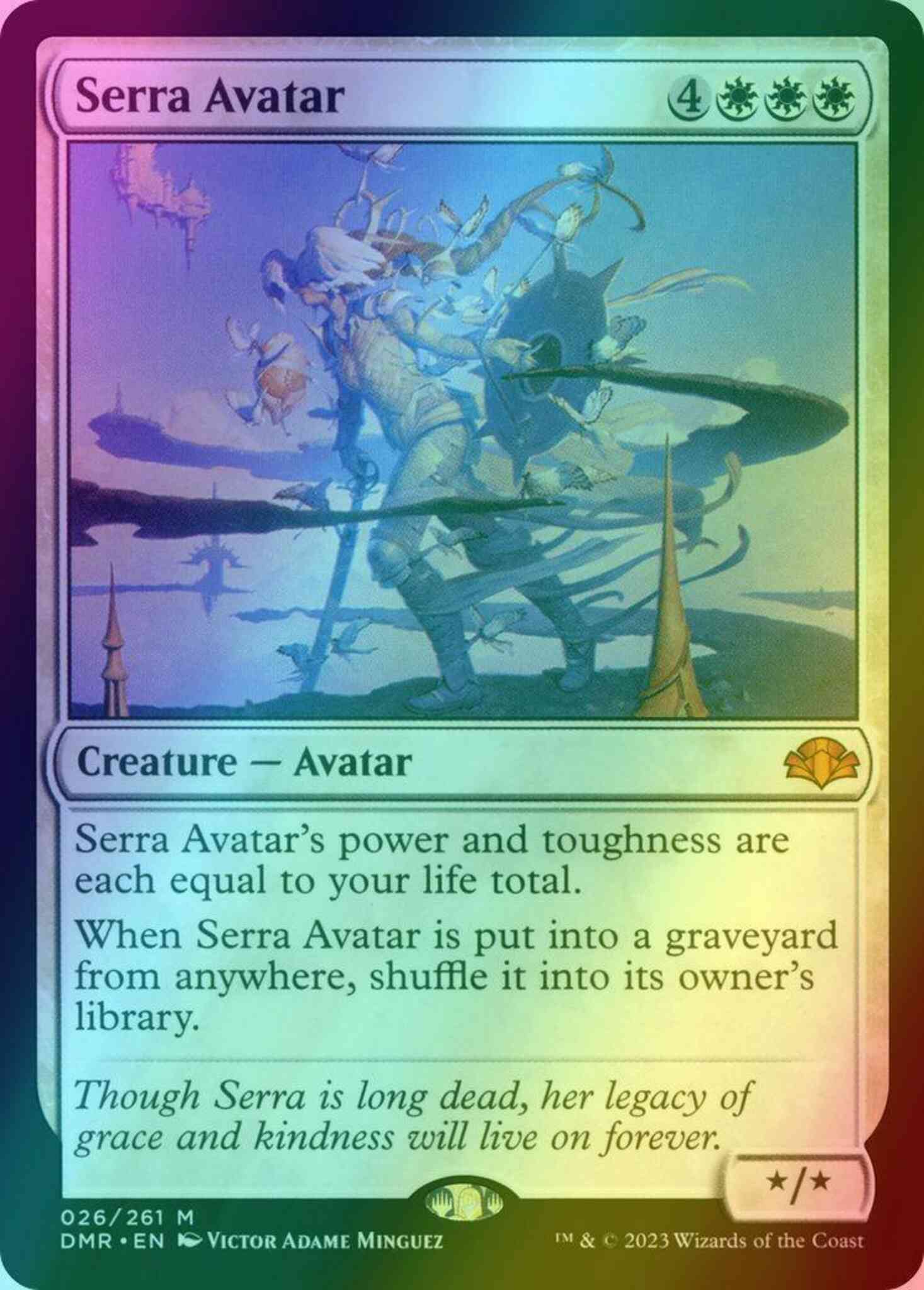 Serra Avatar [26] [Dominaria Remastered] [Foil] – Face to Face Games