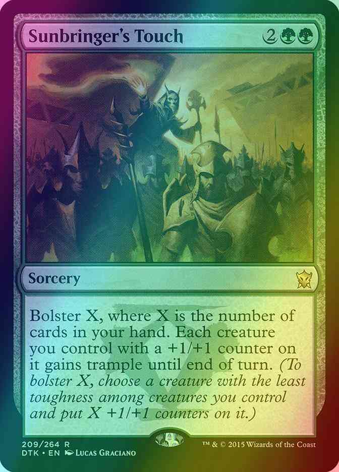 Sunbringer's Touch [209] [Dragons Of Tarkir] [Foil] – Face to Face Games