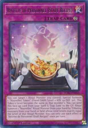 Recette de Personnel (Staff Recipe) - WISU-EN039 - Rare - 1st Edition