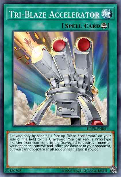 Tri-Blaze Accelerator - FOTB-EN041 - Super Rare - Unlimited