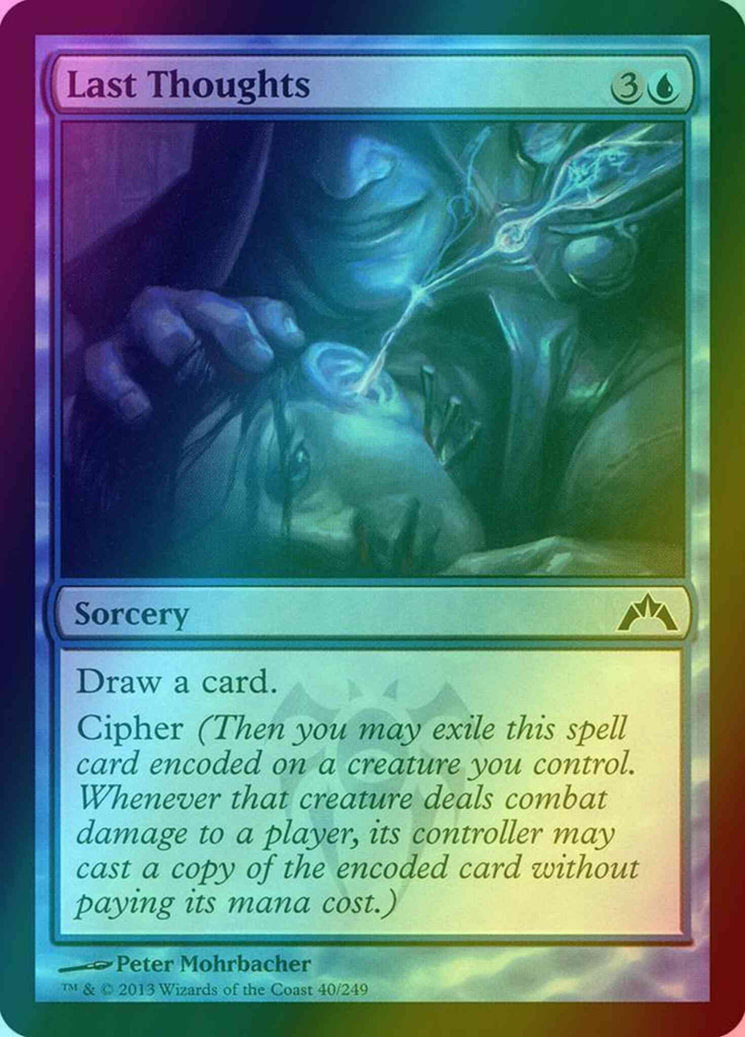 Last Thoughts [40] [Gatecrash] [Foil] – Face to Face Games