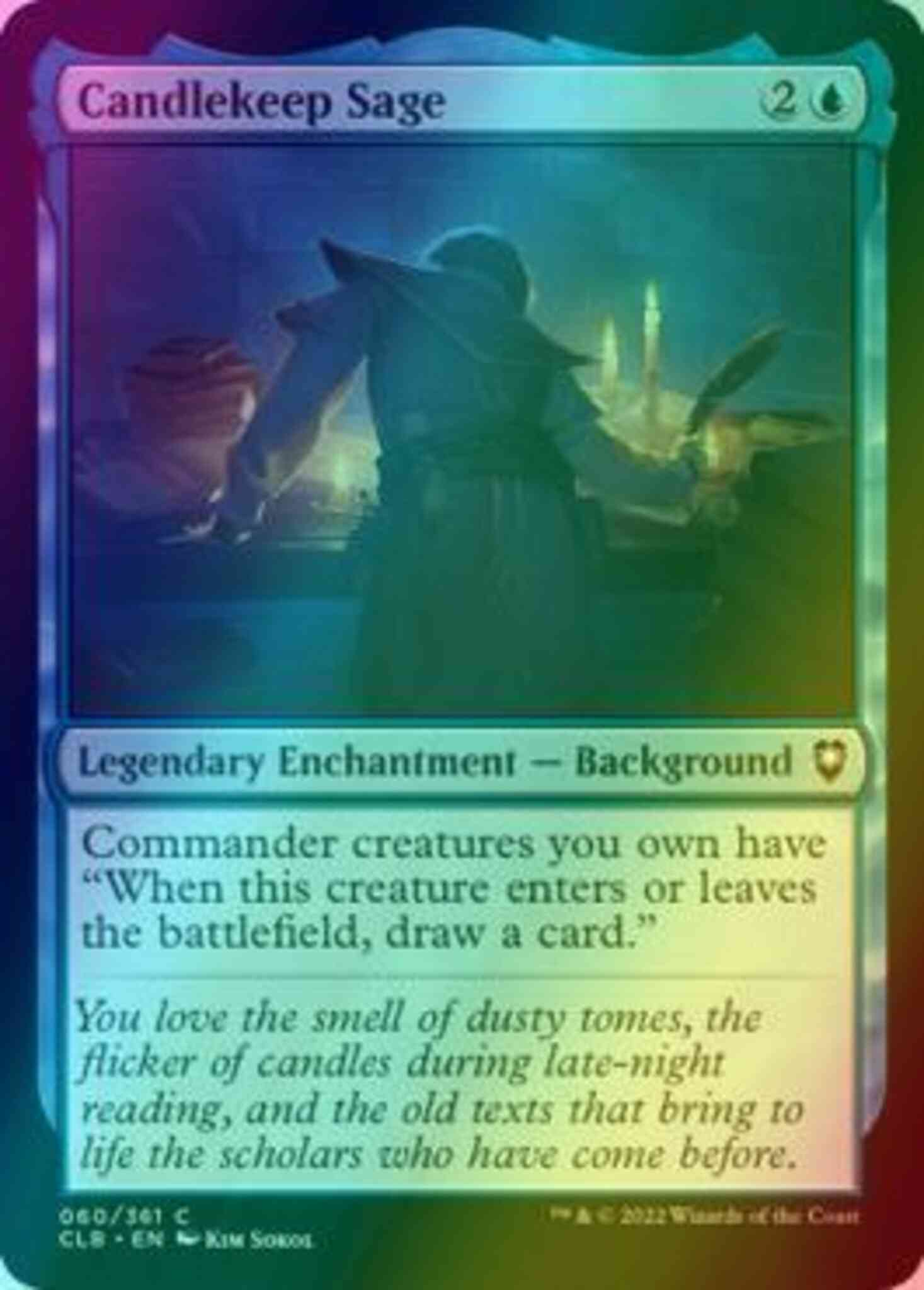 Candlekeep Sage [60] [Commander Legends: Battle for Baldur's Gate] [Foil] –  Face to Face Games