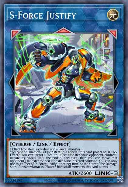 S-Force Justify - BLVO-EN048 - Ultra Rare - 1st Edition