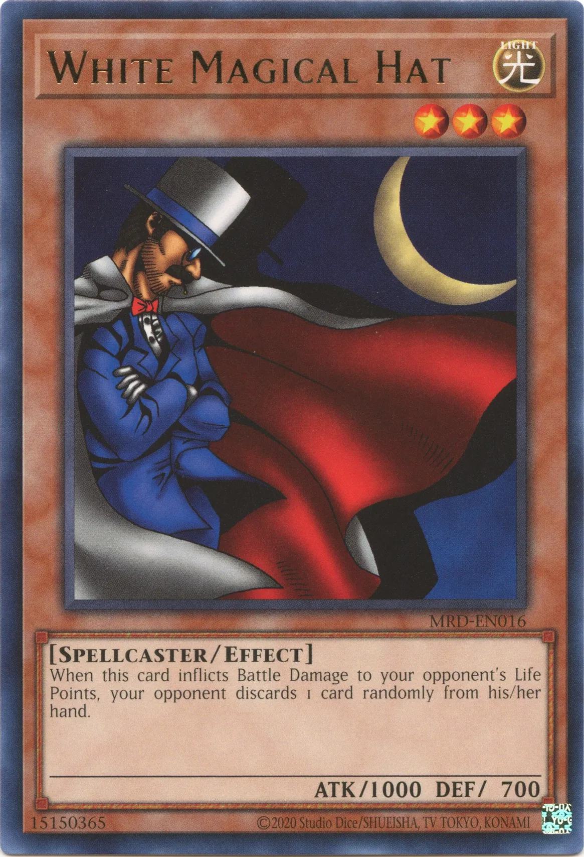 White Magical Hat - 25th Anniversary - MRD-EN016 - Rare - Unlimited