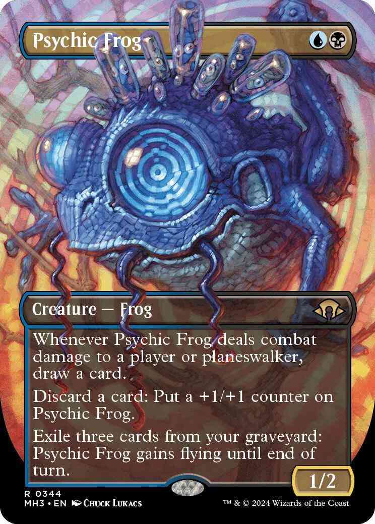 Psychic Frog [344] [Borderless] [Frame Break] [Modern Horizons 3