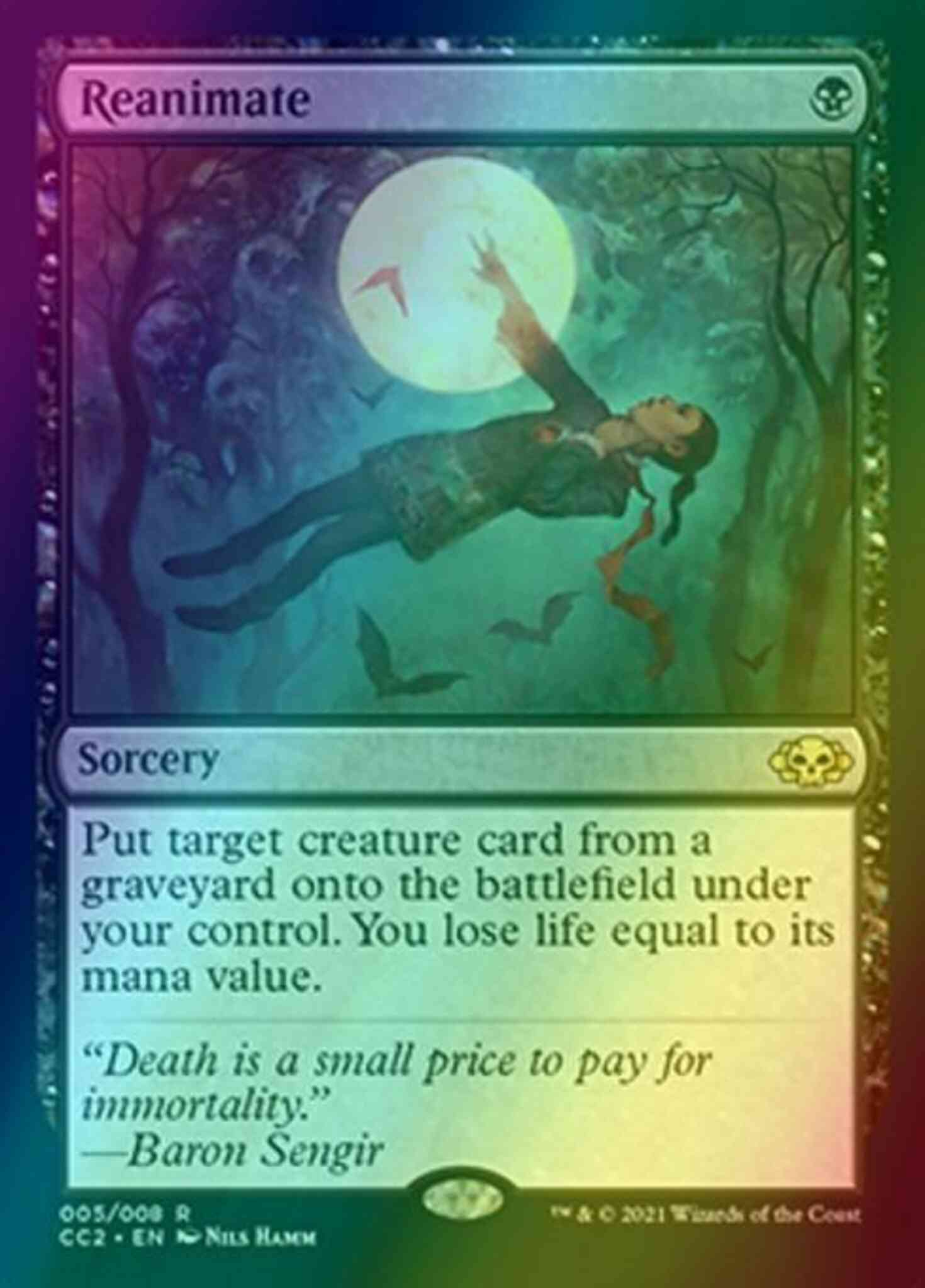Reanimate [5] [Commander Collection: Black] [Foil] – Face to Face Games