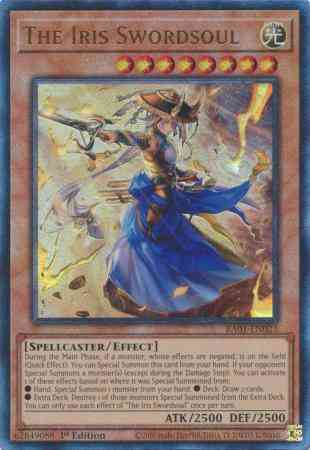 The Iris Swordsoul - RA01-EN023 - Prismatic Ultimate Rare - 1st Edition