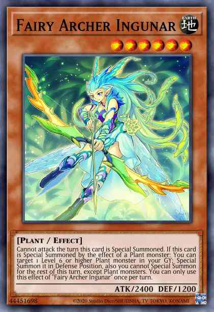 Fairy Archer Ingunar - BLVO-EN030 - Common - 1st Edition