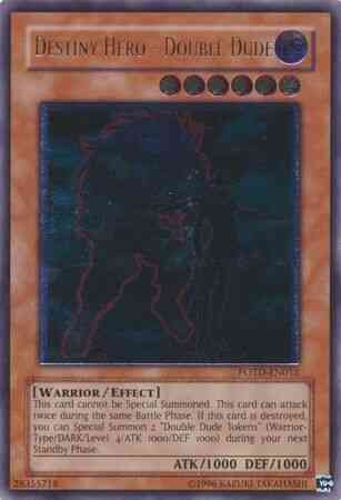 Destiny Hero - Double Dude - POTD-EN012 - Ultimate Rare - 1st Edition