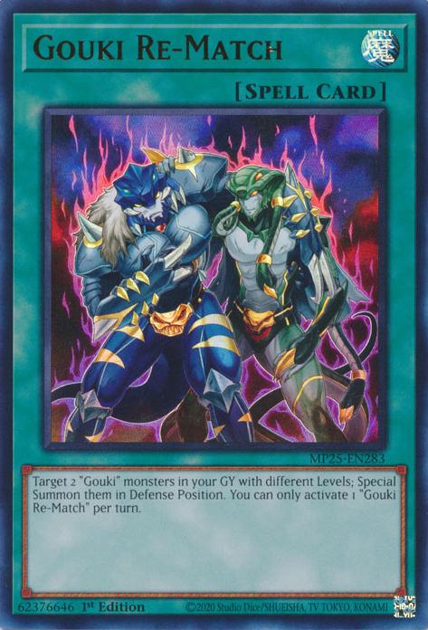 Gouki Re-Match - MP25-EN283 - Ultra Rare - 1st Edition