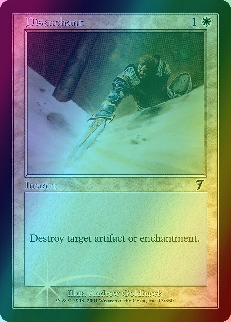 mtg disenchant cards Disenchant [13x] [Seventh Edition] [Foil] – Face to Face Games