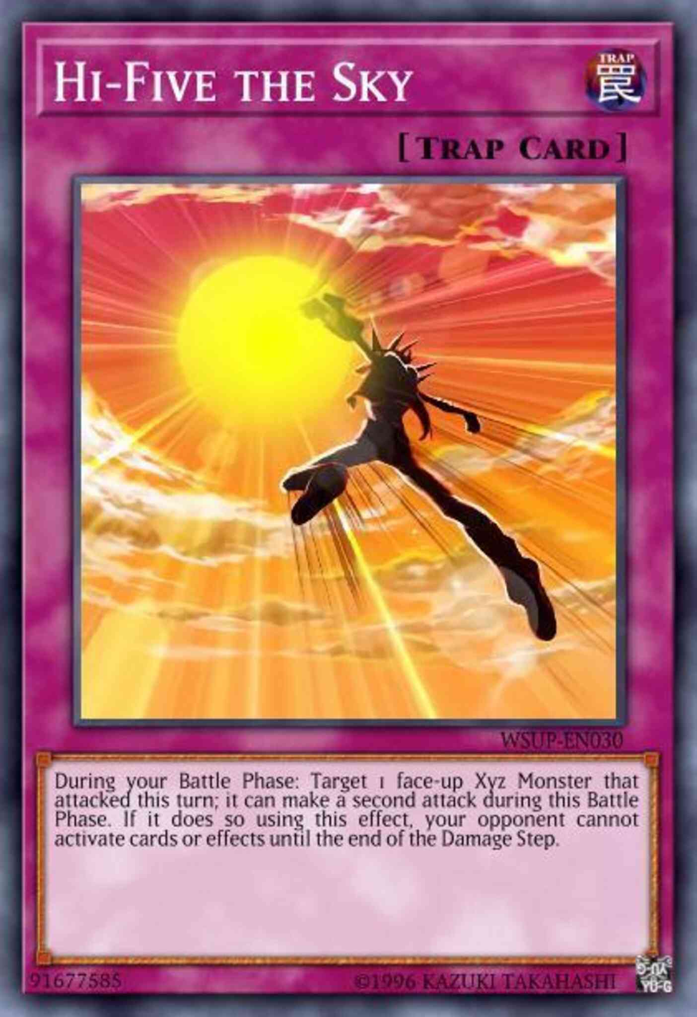 Hi-Five the Sky - WSUP-EN030 - Prismatic Secret Rare - 1st Edition