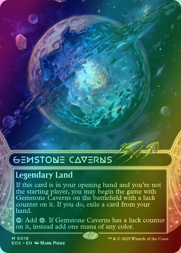 Gemstone Caverns [16] [Borderless] [Edge of Eternities: Stellar