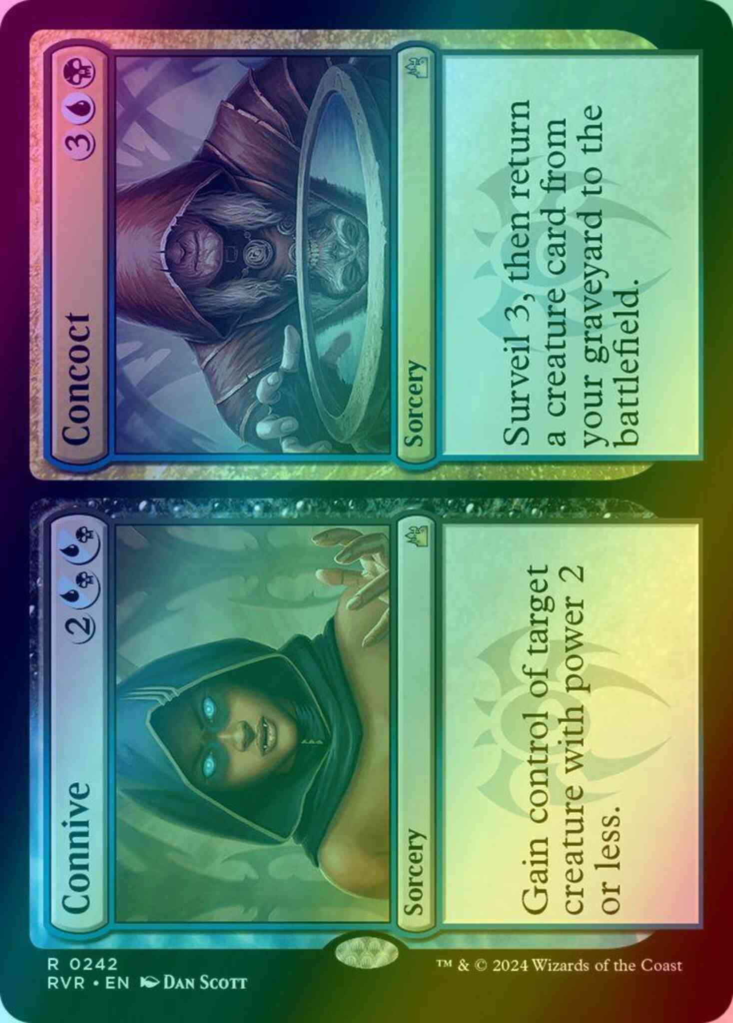 Connive // Concoct [242] [Ravnica Remastered] [Foil] – Face to Face Games
