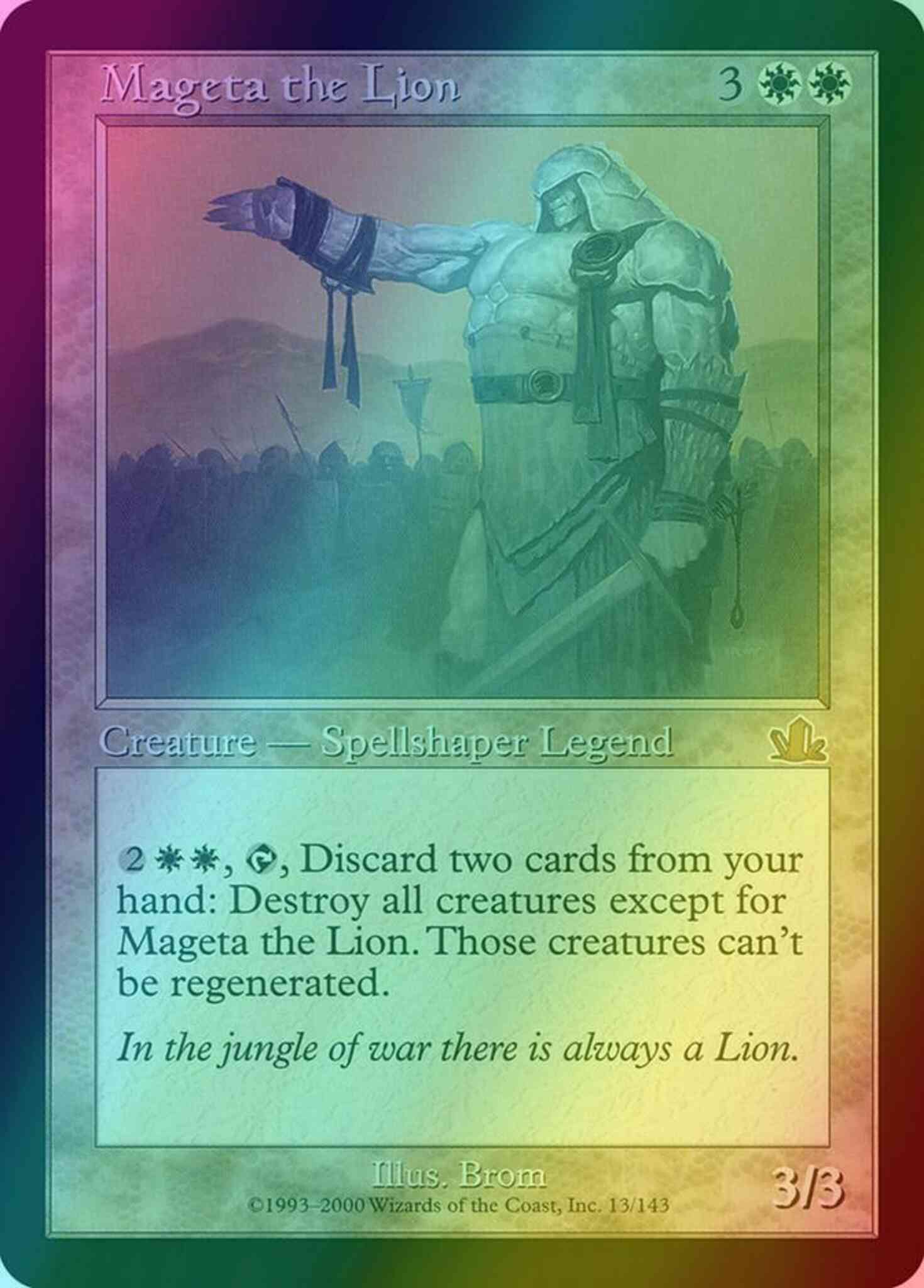 Mageta the Lion [13] [Prophecy] [Foil] – Face to Face Games