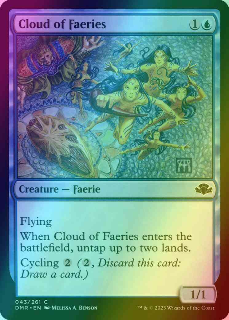 Cloud of Faeries [43] [Dominaria Remastered] [Foil] – Face to Face