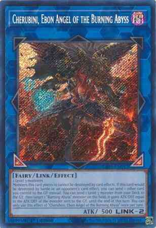 Cherubini, Ebon Angel of the Burning Abyss - RA01-EN042 - Secret Rare - 1st Edition