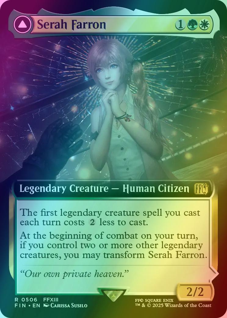 Serah Farron // Crystallized Serah [506] [Extended Art] [FINAL FANTASY]  [Foil] – Face to Face Games