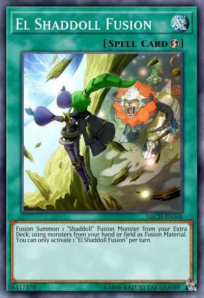 El Shaddoll Fusion - NECH-EN064 - Super Rare - 1st Edition