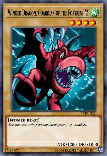 Winged Dragon, Guardian of the Fortress #2 - TP1-022 - Common - Unlimited