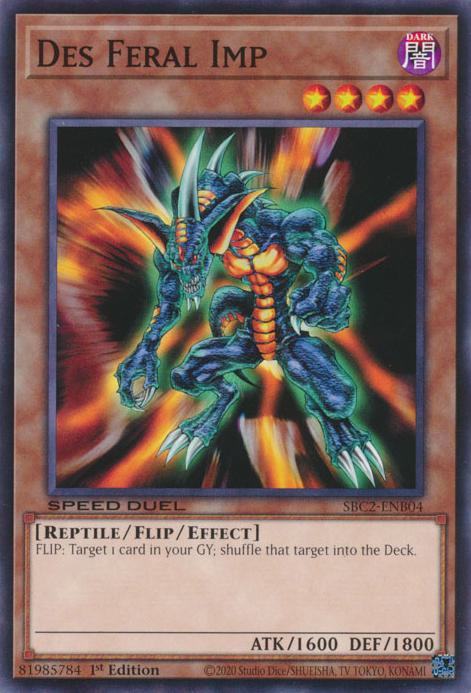 Des Feral Imp - SBC2-ENB04 - Common - 1st Edition