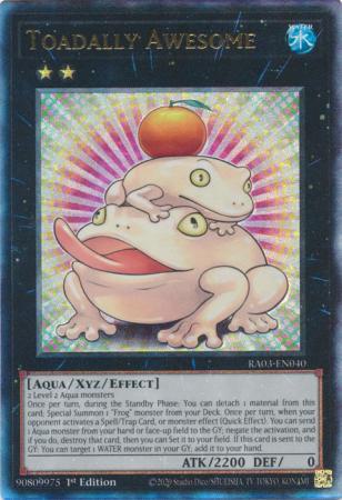 Toadally Awesome - RA03-EN040 - Prismatic Ultimate Rare - 1st Edition