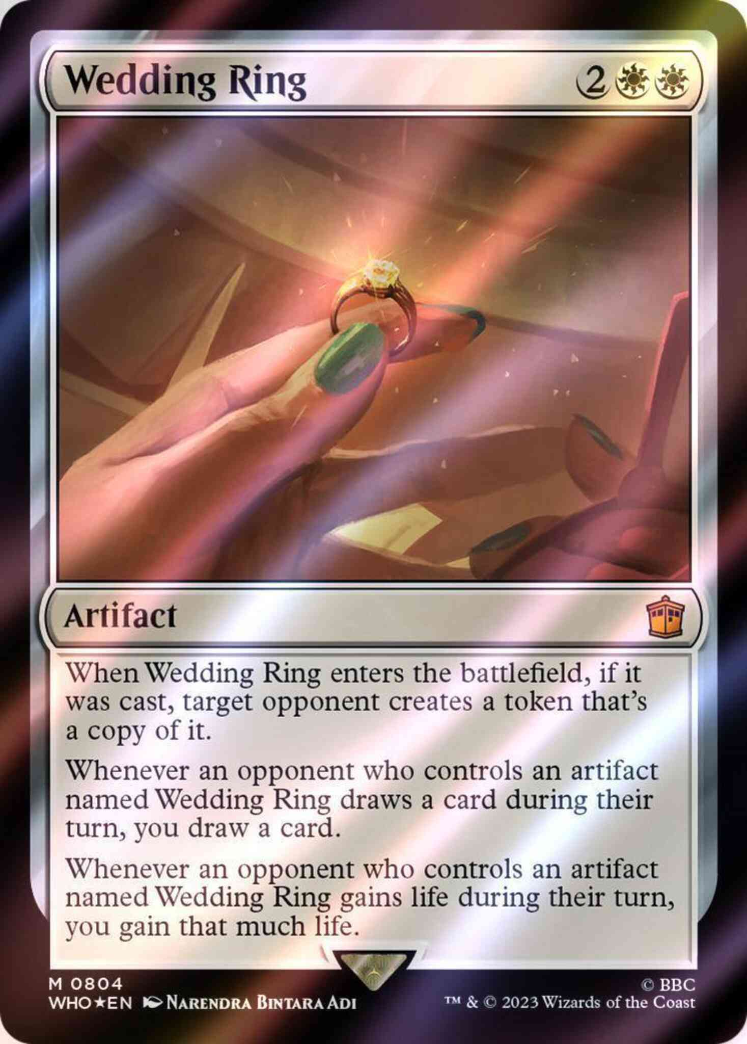 Wedding Ring [804] [Universes Beyond: Doctor Who] [Surge Foil]  Face to  Face Games