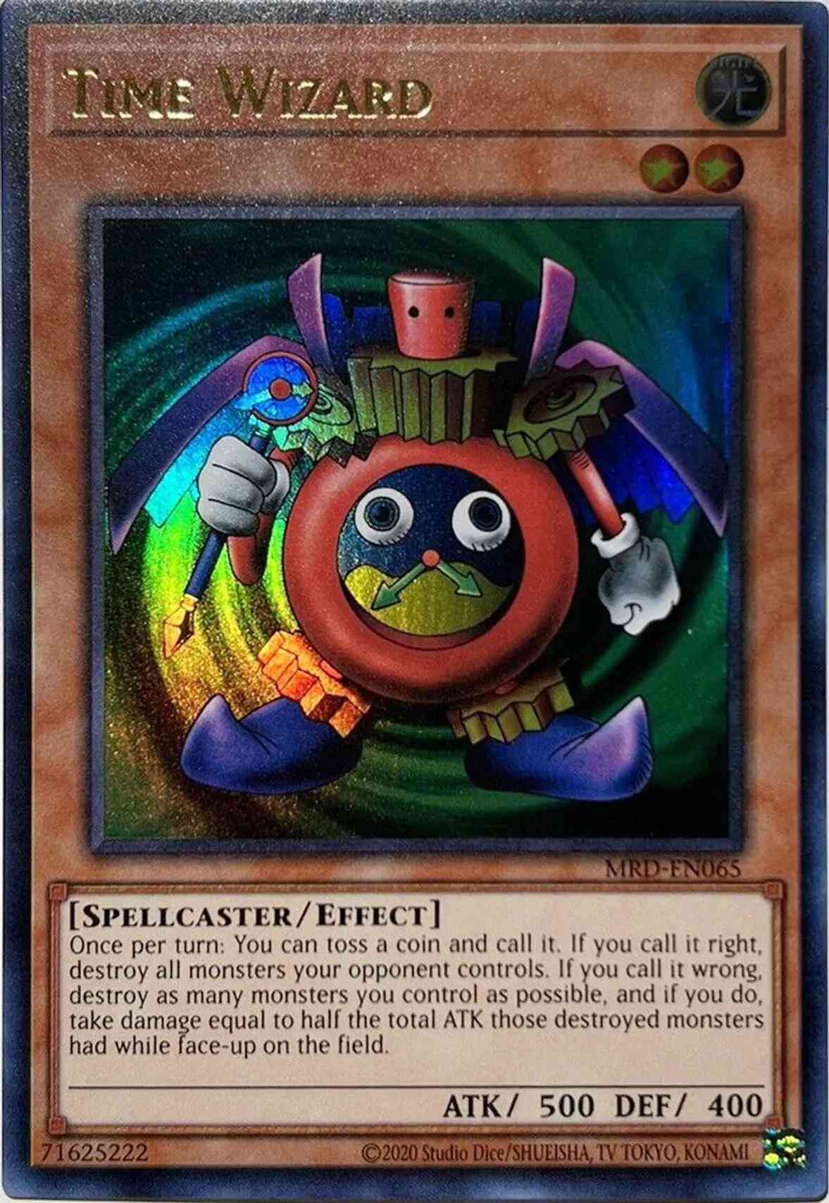 Time Wizard - 25th Anniversary - MRD-EN065 - Ultra Rare - Unlimited