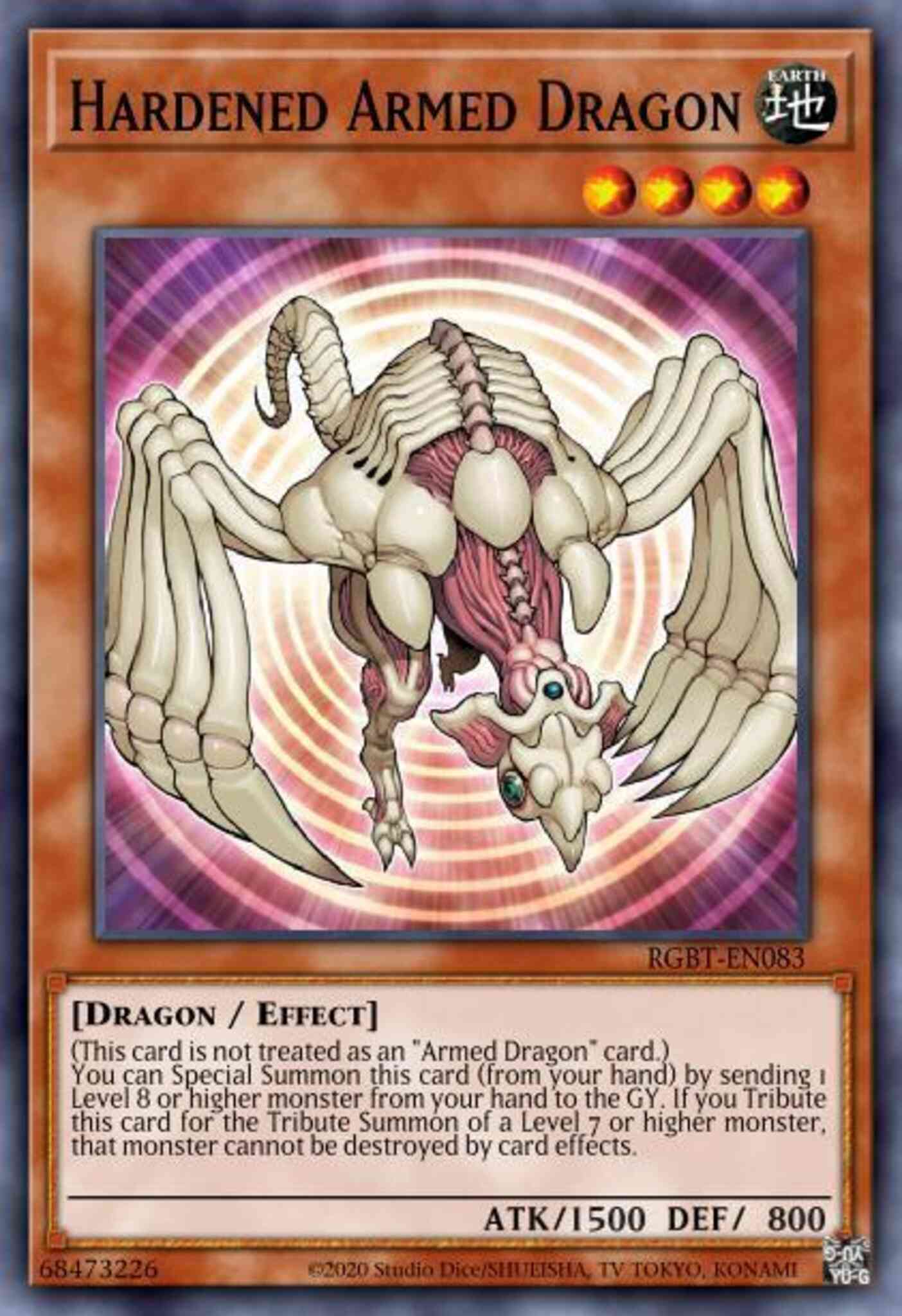 Hardened Armed Dragon - BP01-EN214 - Starfoil Rare - 1st Edition