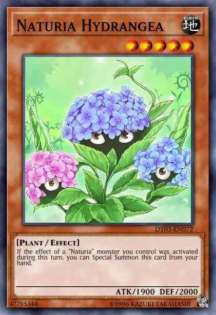 Naturia Hydrangea - HA03-EN044 - Super Rare - Unlimited
