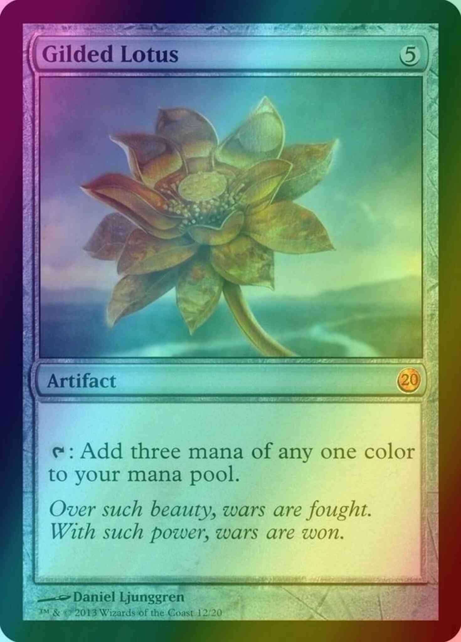 Gilded Lotus [12] [From the Vault: Twenty] [Foil] – Face to Face Games