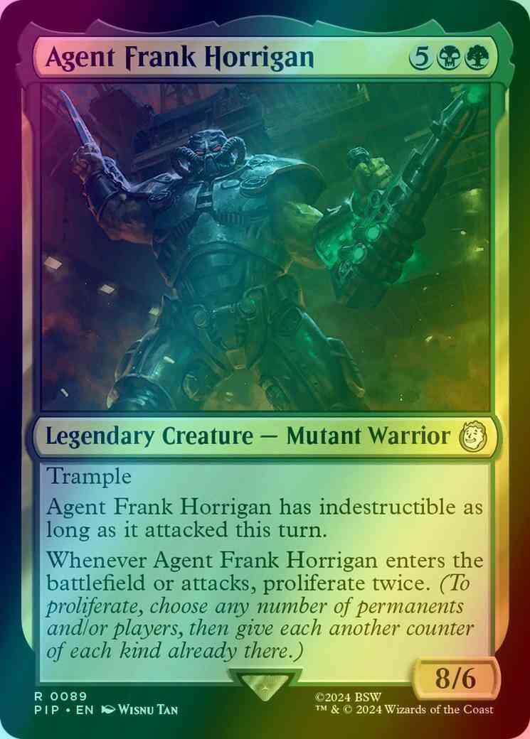 Agent Frank Horrigan [89] [Fallout] [Foil] – Face to Face Games