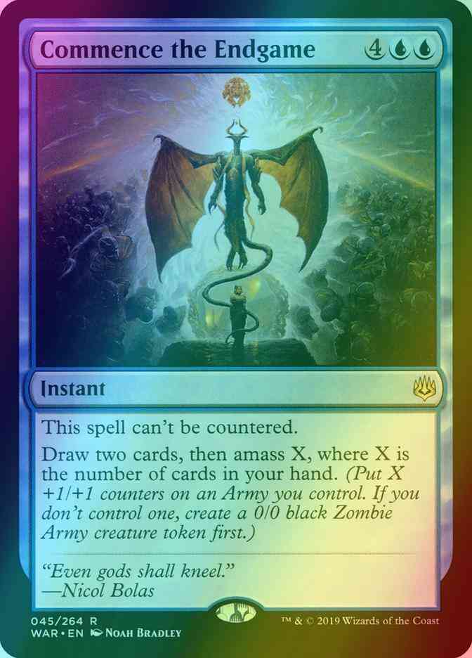 Commence the Endgame [45] [War of the Spark] [Foil] – Face to Face Games