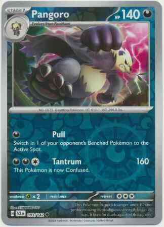 pangoro pokemon card Pangoro - 093/142