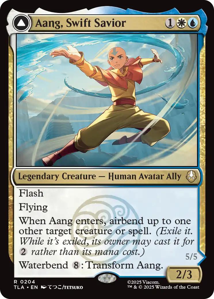 Aang, Swift Savior // Aang and La, Ocean's Fury [204] [Avatar: The Last  Airbender] [Non-Foil] – Face to Face Games