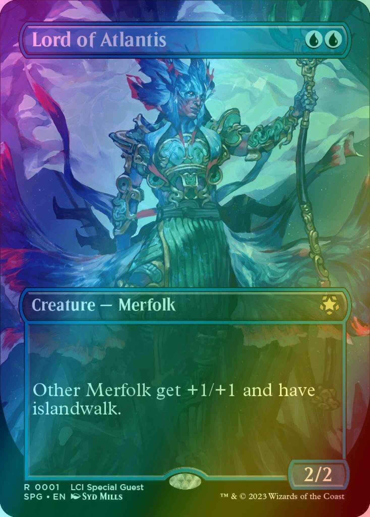 Lord of Atlantis [1] [Borderless] [Special Guests] [Foil] – Face
