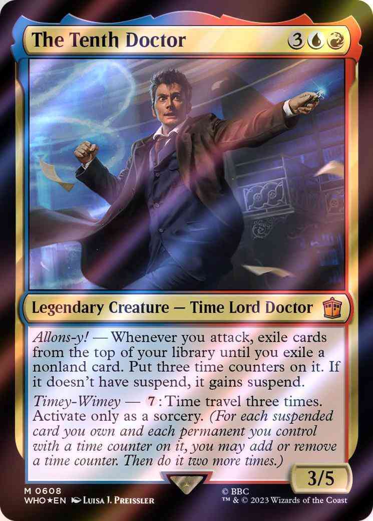 the tenth doctor mtg card Magic The Gathering - Universes Beyond - Doctor Who