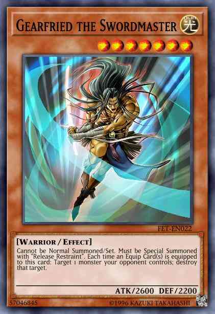 Gearfried the Swordmaster - DR3-EN142 - Ultra Rare - Unlimited