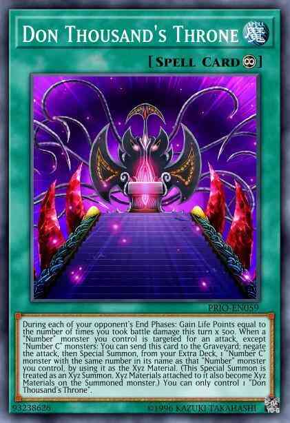 Don Thousand's Throne - PRIO-EN059 - Rare - Unlimited